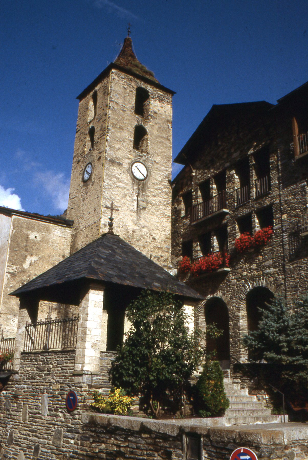 Despite modernization elsewhere, the center of Ordino still typifies the old Andorran mountain village.